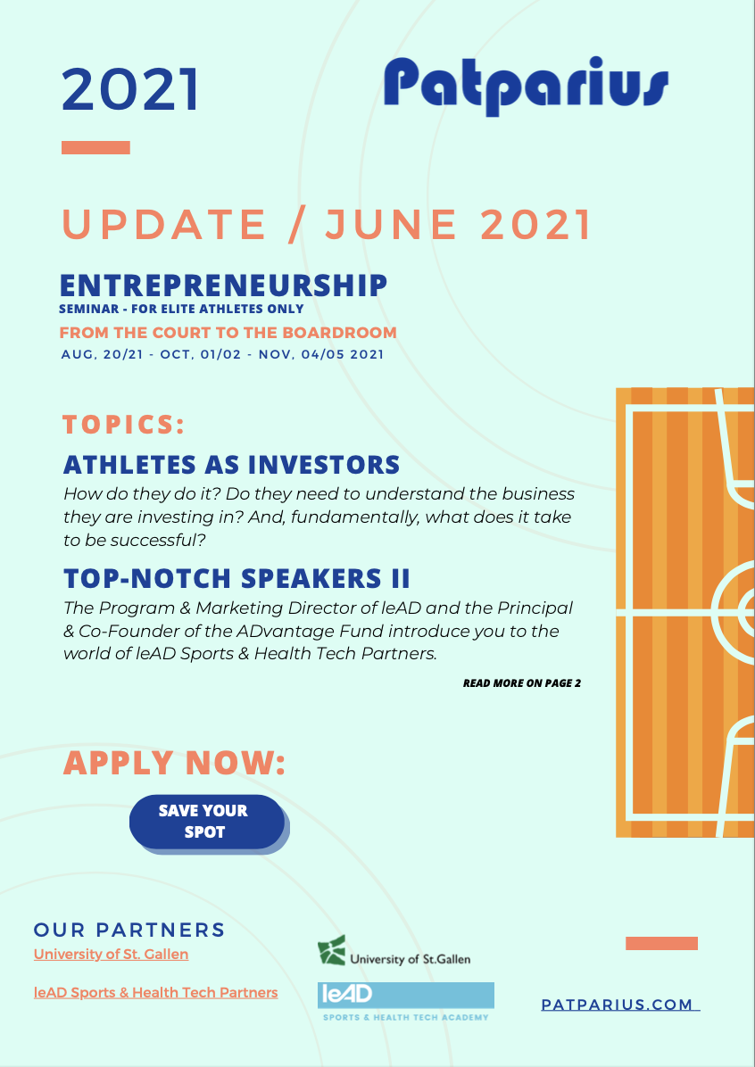 Update June Entrepreneurship for Athletes
